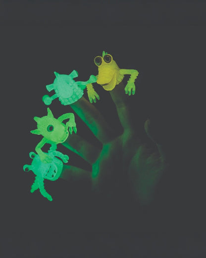 Glow-in-the-dark Finger Monsters