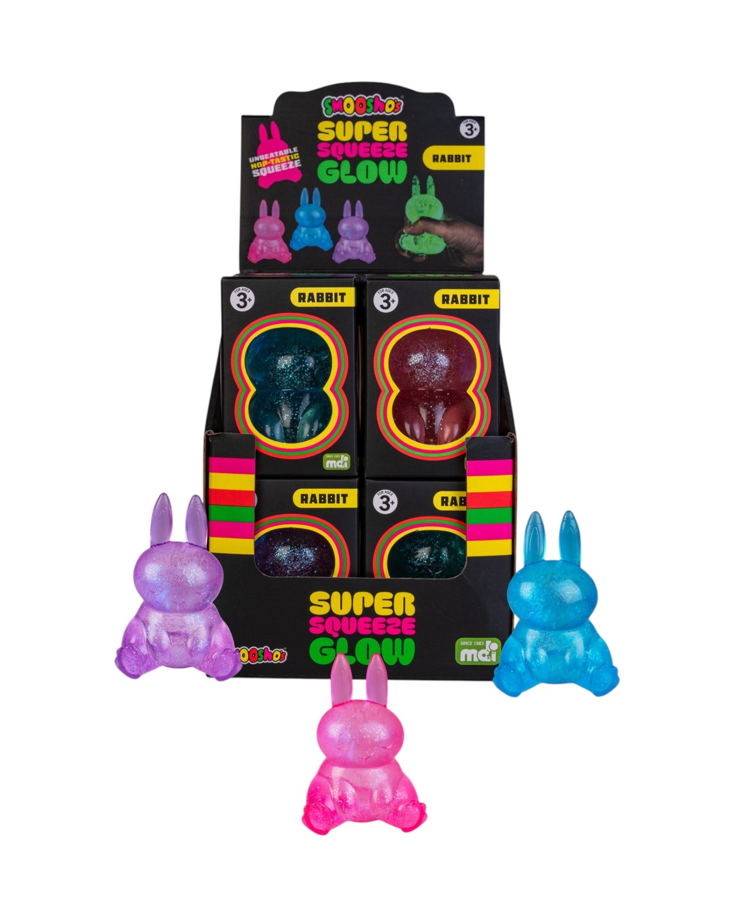 Smoosho’s Super Squeeze Glow-in-the-dark Rabbit