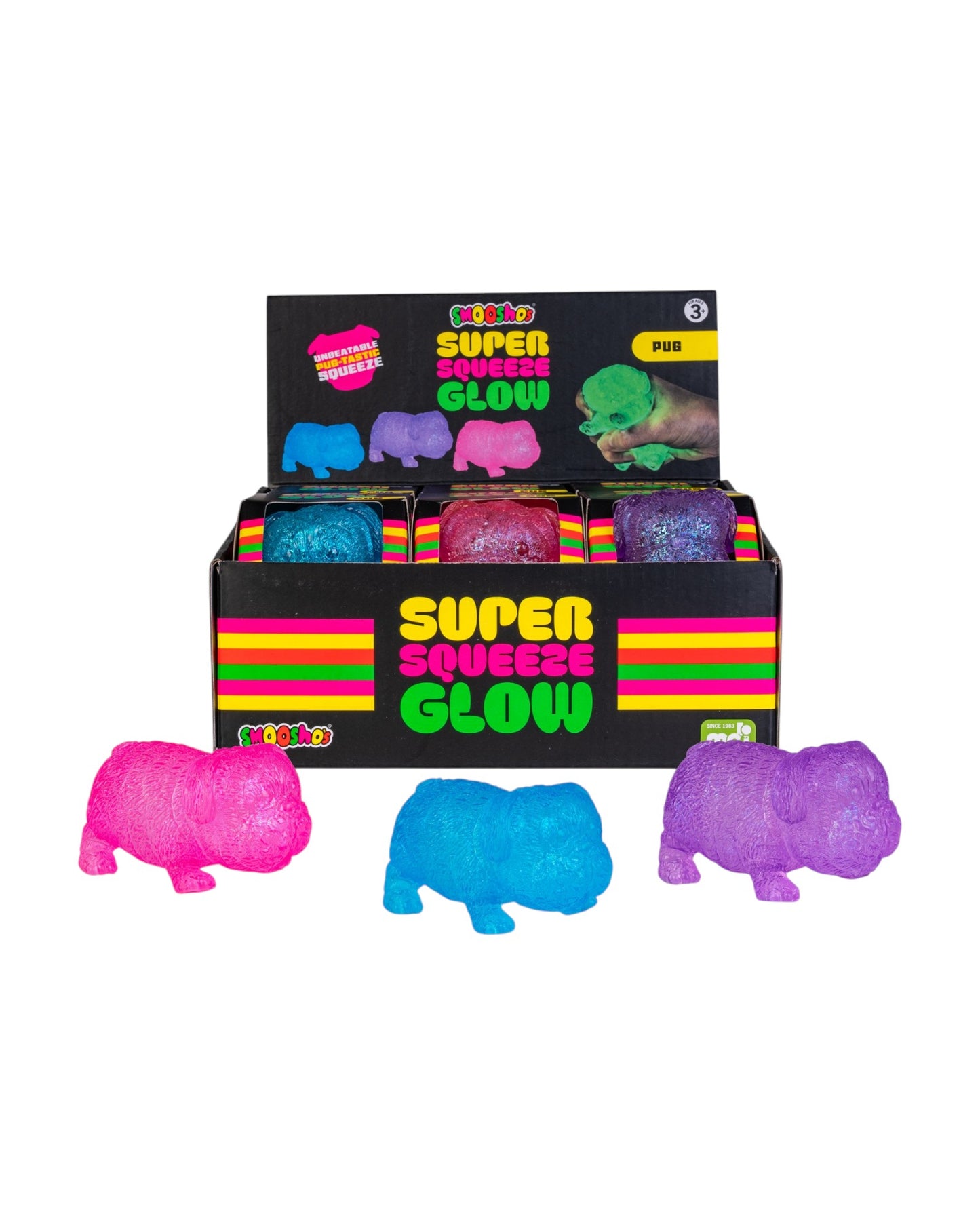 Smoosho’s Super Squeeze Glow-in-the-dark PUG