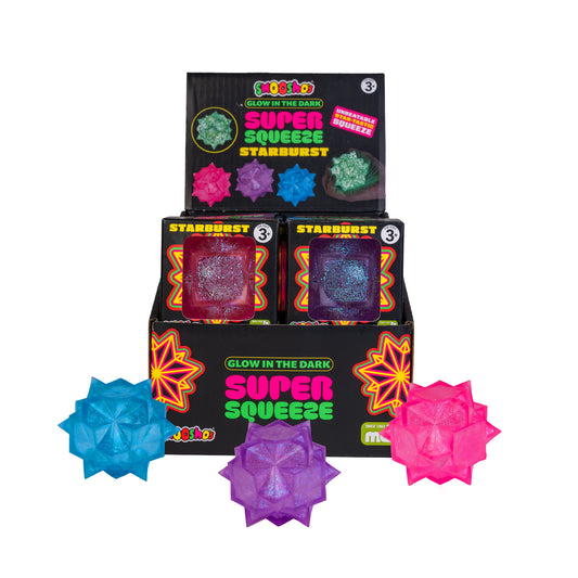 Smoosho’s Super Squeeze Glow-in-the-dark Starburst
