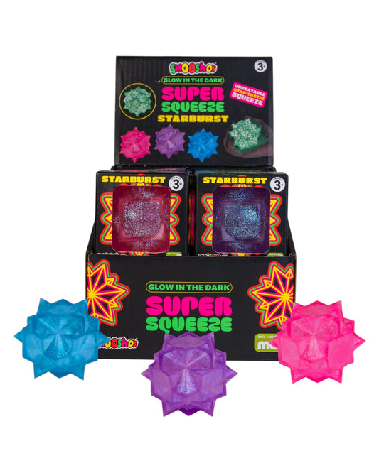 Smoosho’s Super Squeeze Glow-in-the-dark Starburst