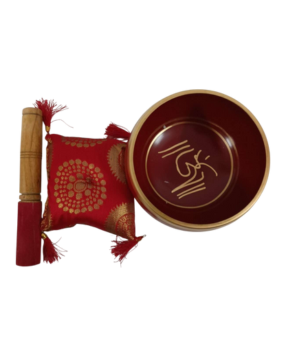 Singing Bowl Medium Red