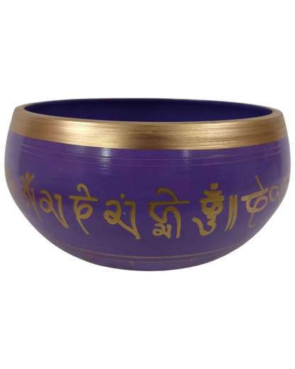 Singing Bowl Large Purple