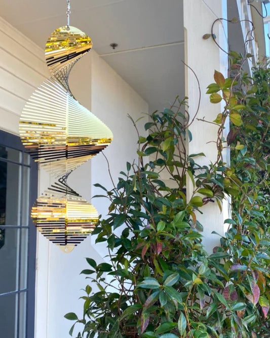 Helix Wind Spinner - White Gold