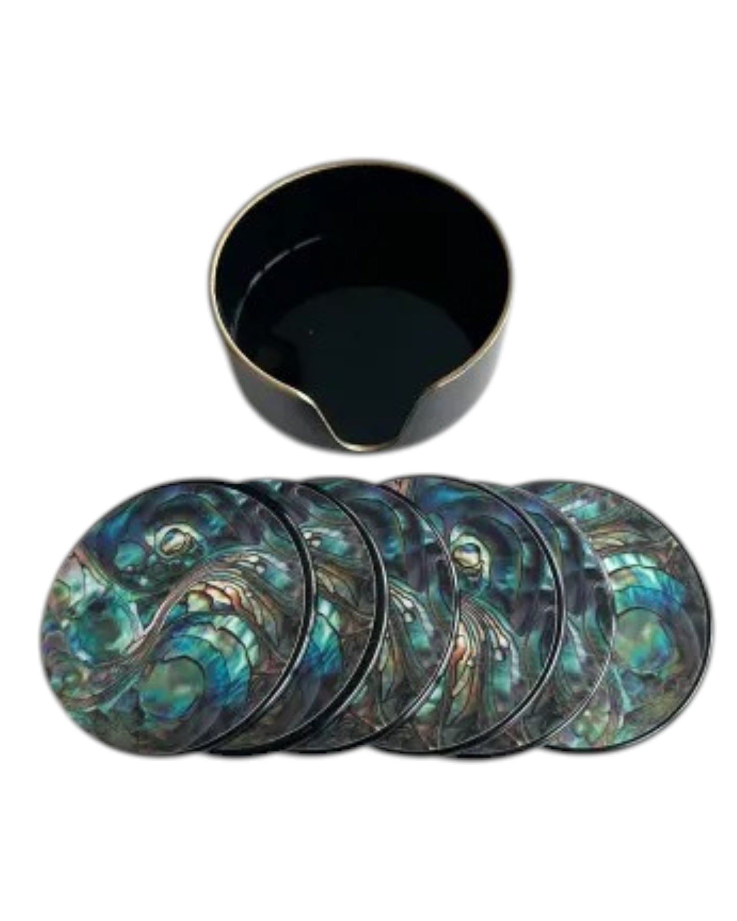 Paua Coaster Set