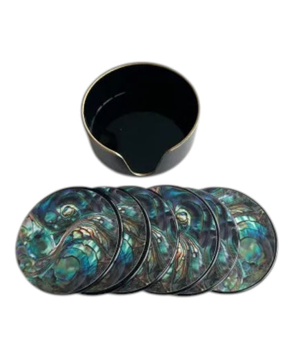 Paua Coaster Set