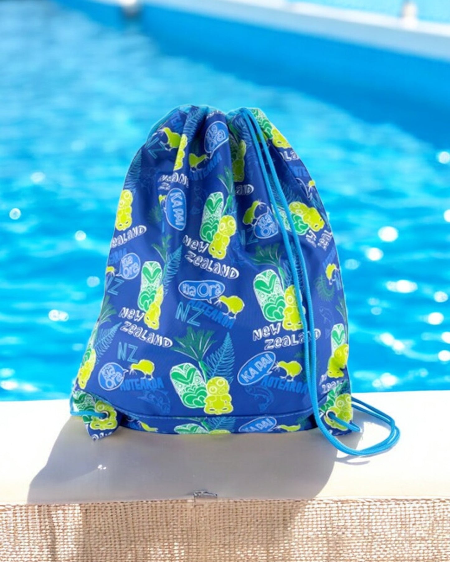 Swim Bag Tiki & Teko Blue