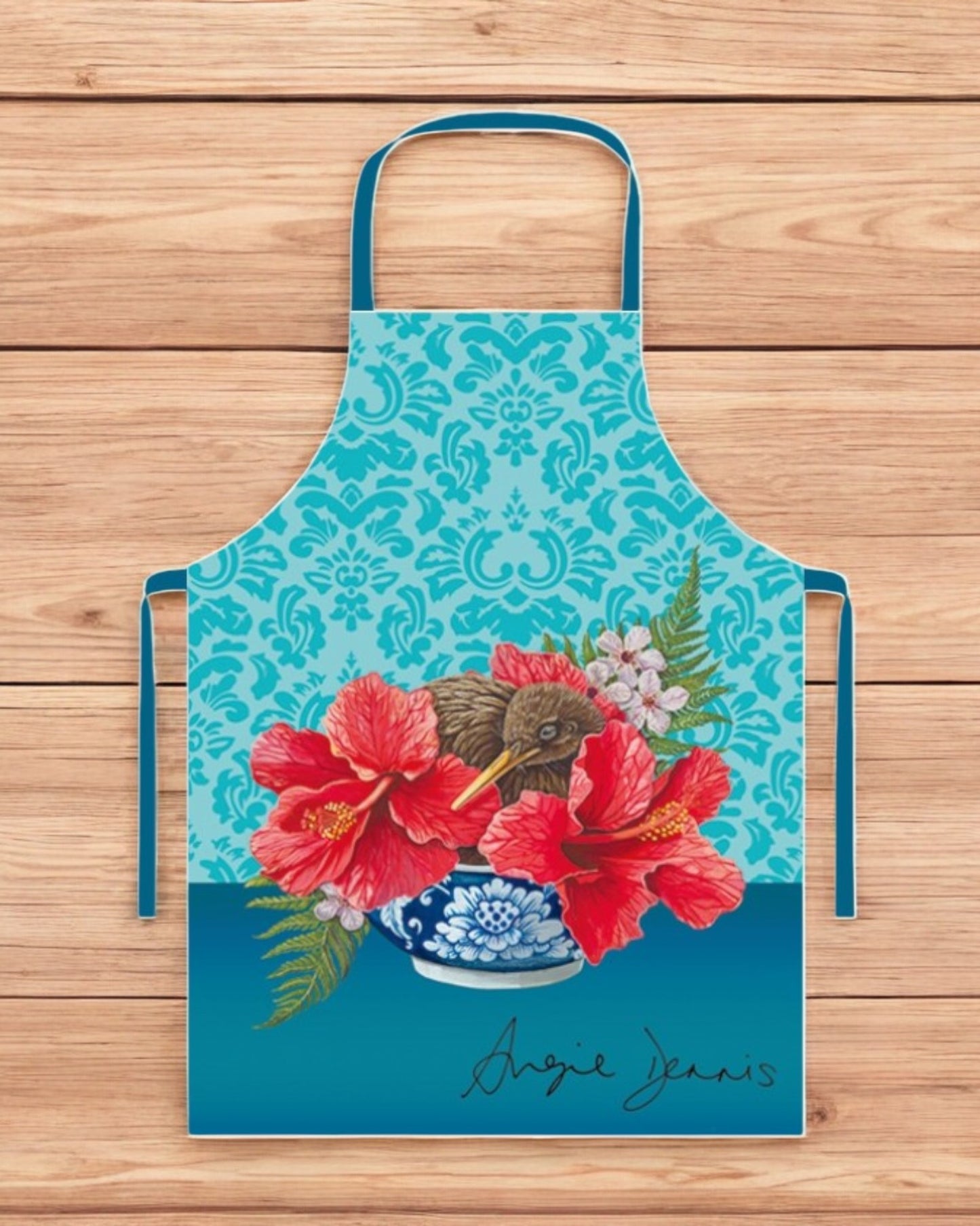 Kiwi & Hibiscus Apron