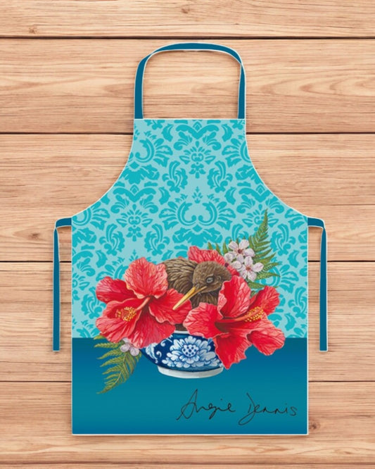 Kiwi & Hibiscus Apron