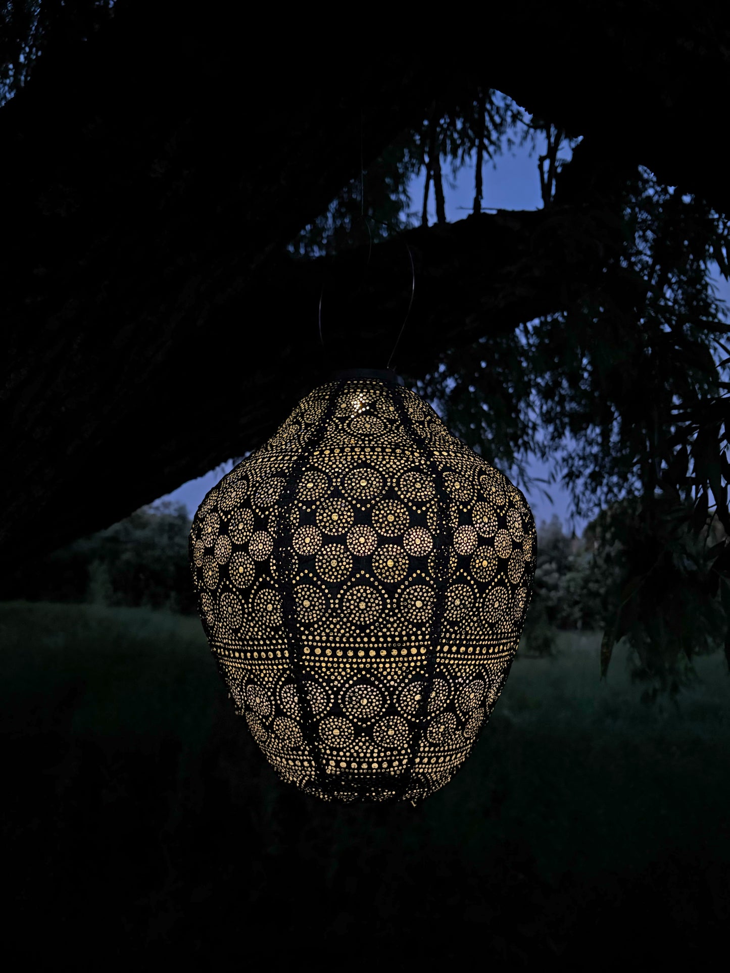 Lumiz Outdoor LED Solar Lantern - Jar 30cm