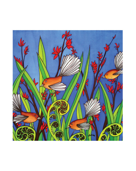 Fantails Ceramic 3D Tile - Jo May
