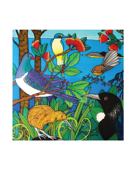 NZ Birds Ceramic 3D Tile - Jo May