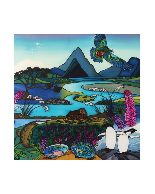 South Island Ceramic 3D Tile - Jo May