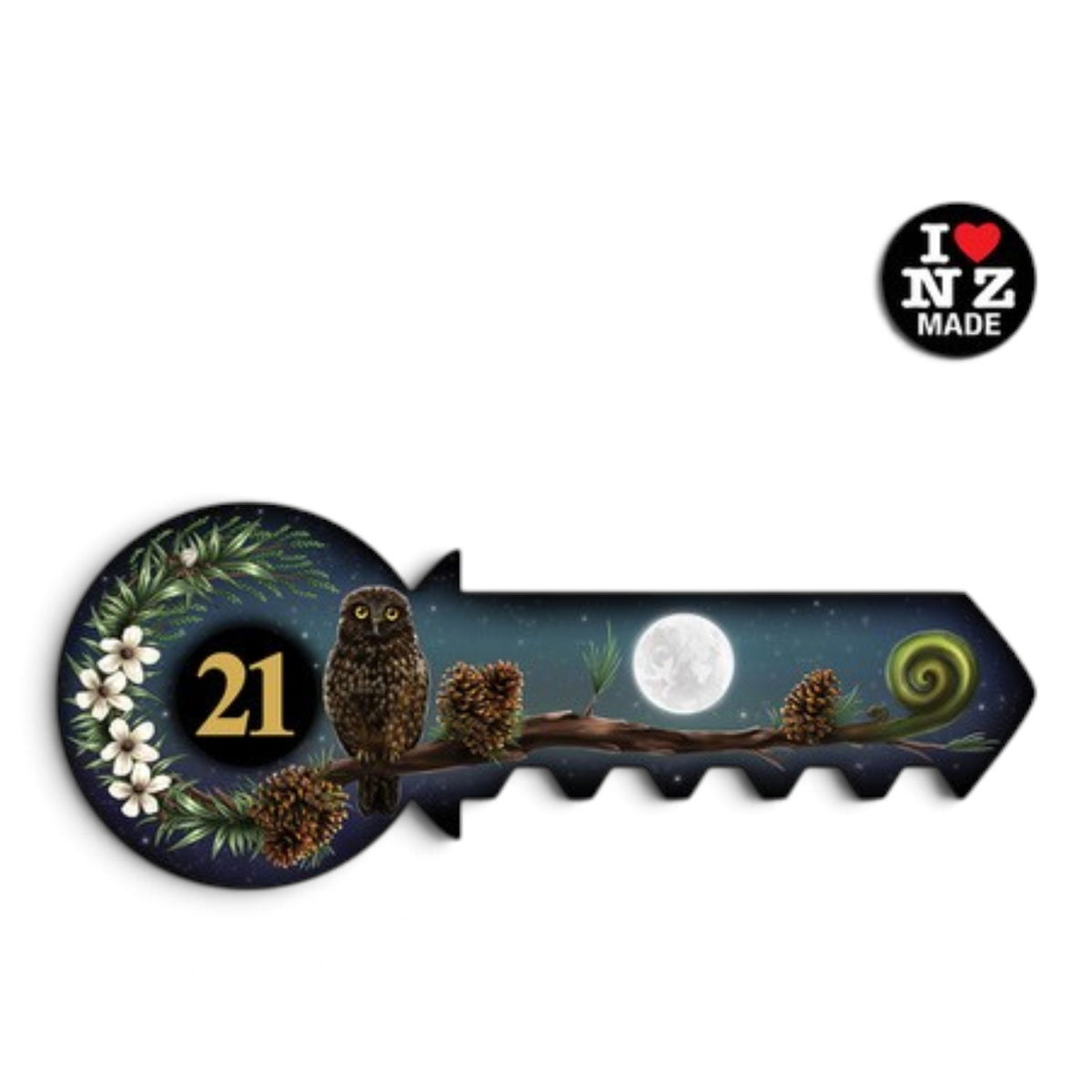 21st Key with Morepork