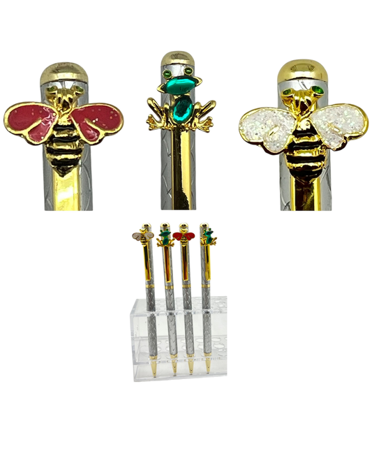 Pens Frogs & Bees