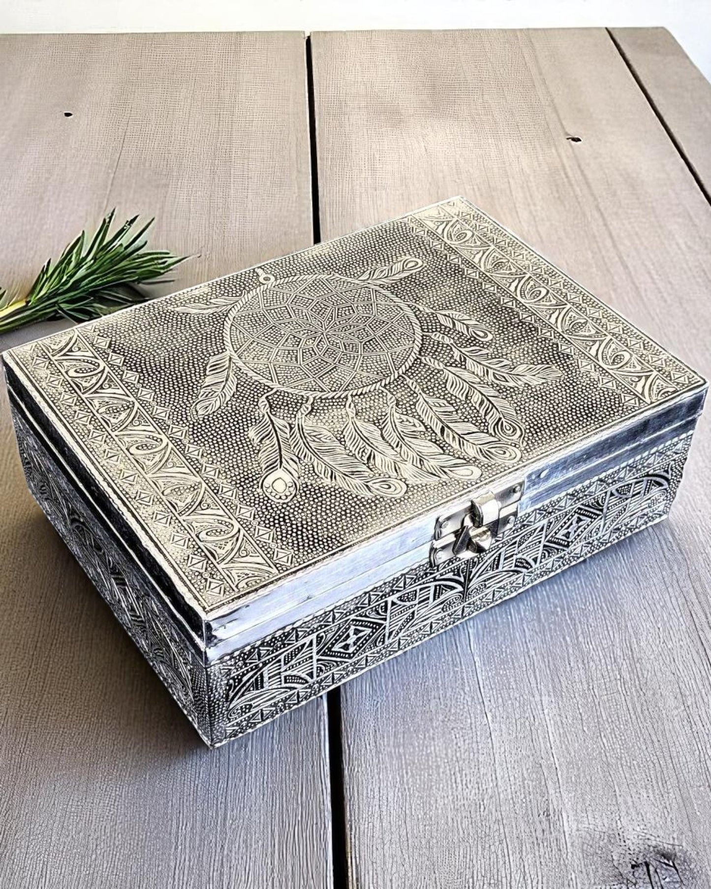 Silver Jewelry Box Dreamcatcher