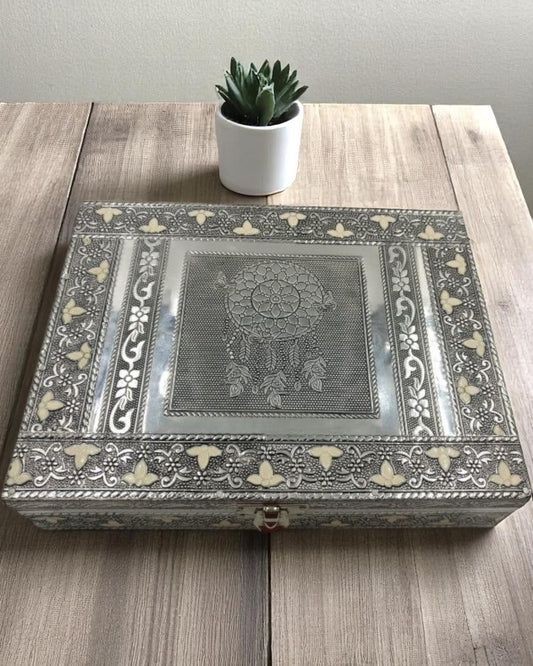 Jewelry Box Dreamcatcher with mirror