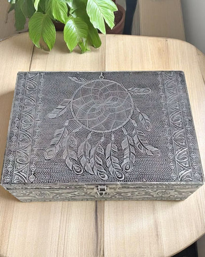 Silver Jewelry Box Dreamcatcher