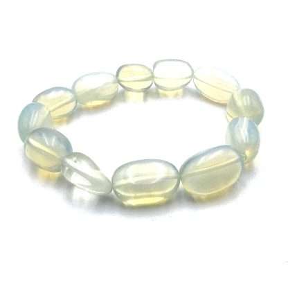 Large Beaded Bracelet Opalite