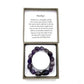 Large Beaded Bracelet Amethyst