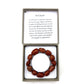 Large Beaded Bracelet Red Jasper