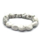 Large Beaded Bracelet American Howlite