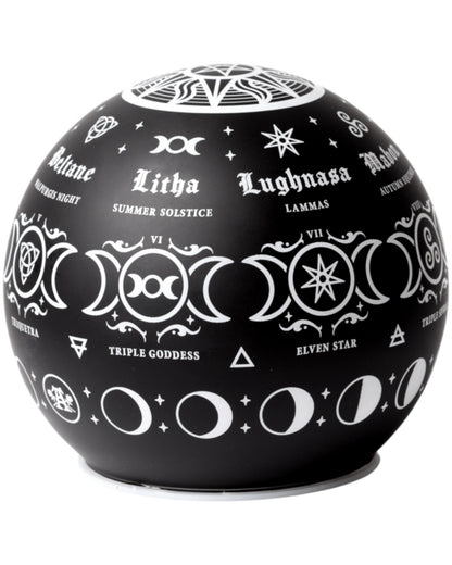 Alchemy Pagan Calendar Globe LED Light
