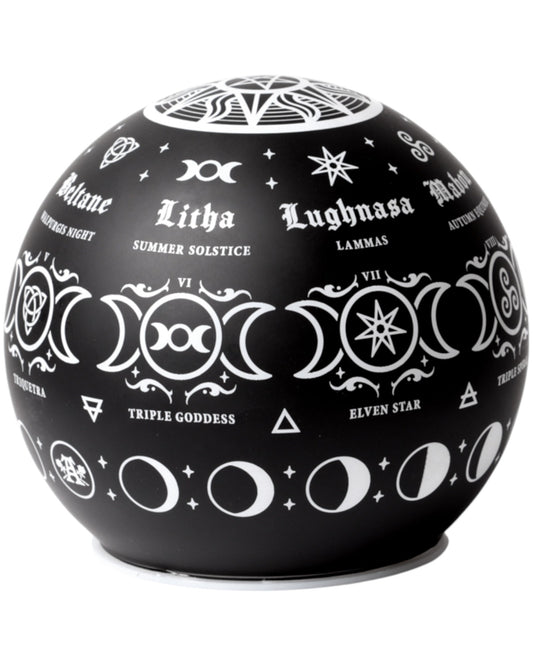 Alchemy Pagan Calendar Globe LED Light