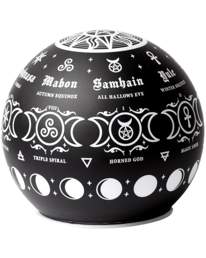Alchemy Pagan Calendar Globe LED Light