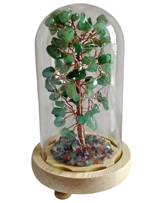 Gemstone Tree with USB LED Light Aventurine