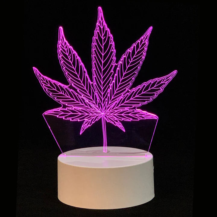 3D Effect Light Leaf Design