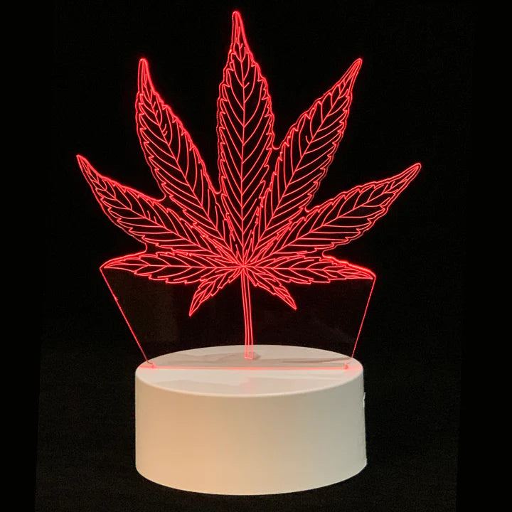 3D Effect Light Leaf Design