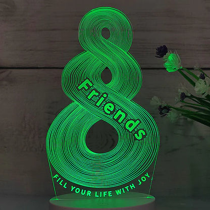 Friends Twist Changing Night Light