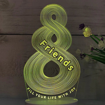 Friends Twist Changing Night Light
