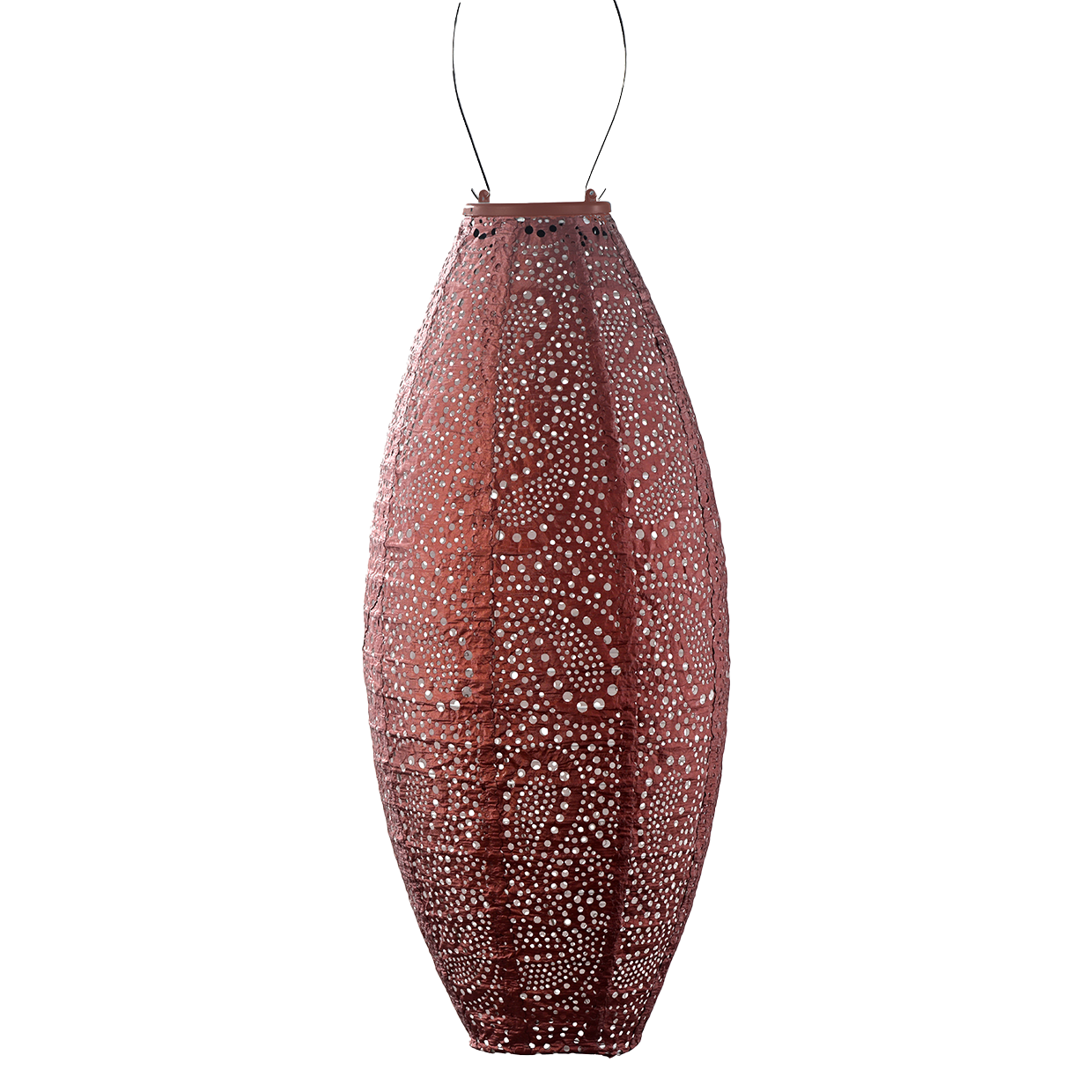 Lumiz Outdoor LED Solar Lantern - Long Oval 20cm