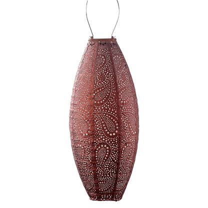 Lumiz Outdoor LED Solar Lantern - Long Oval 20cm