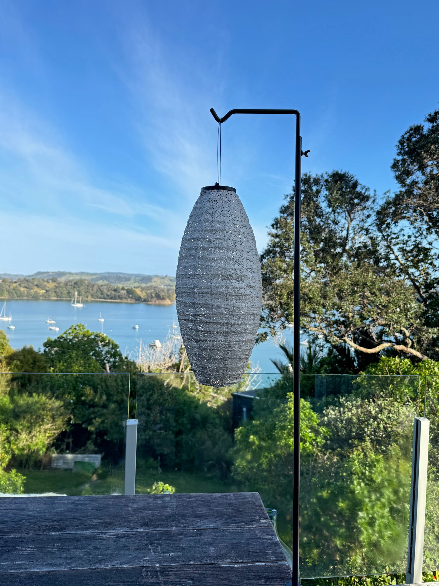 Lumiz Outdoor LED Solar Lantern - Long Oval 20cm