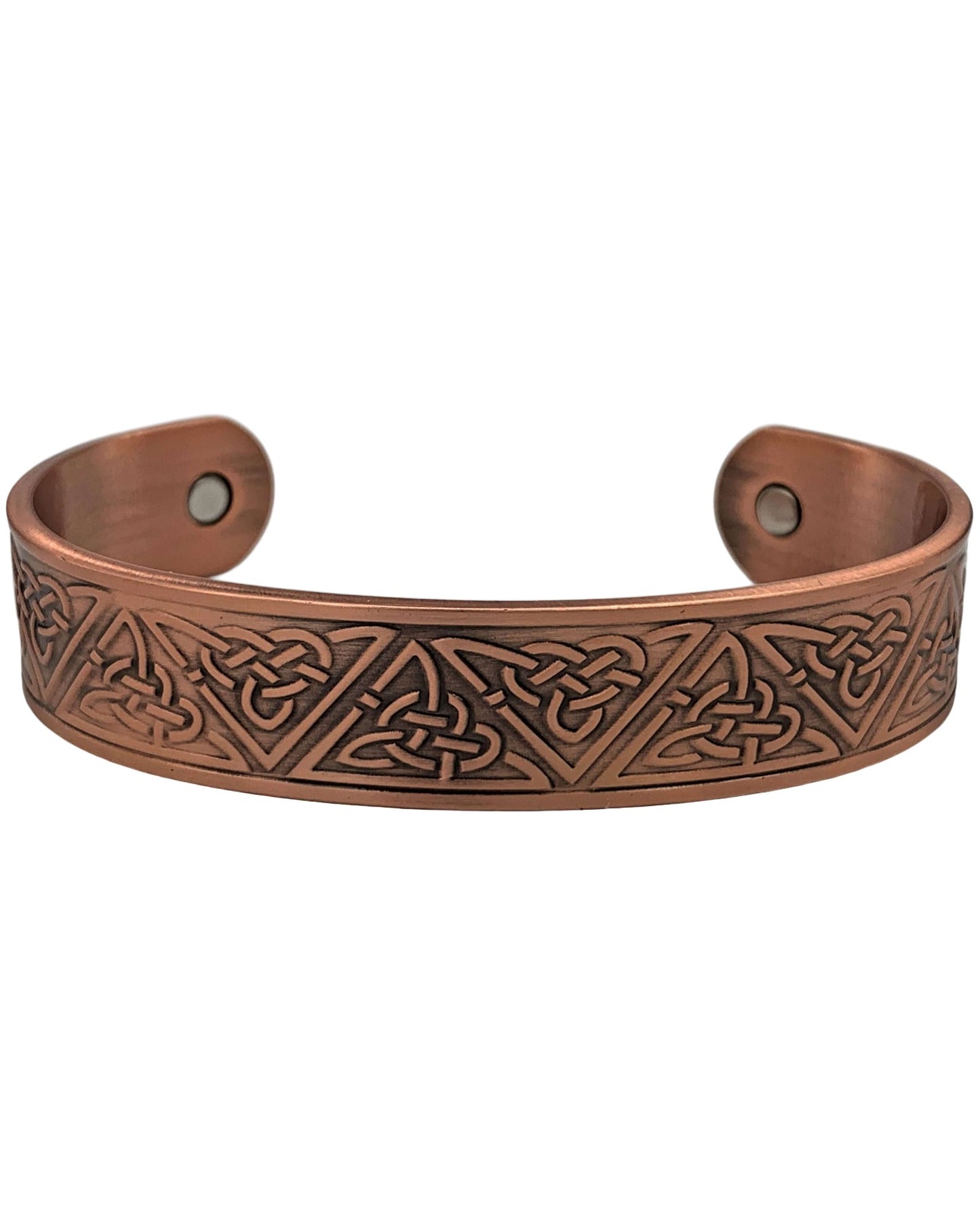 Magnetic Copper Bracelet Celtic Triquetra