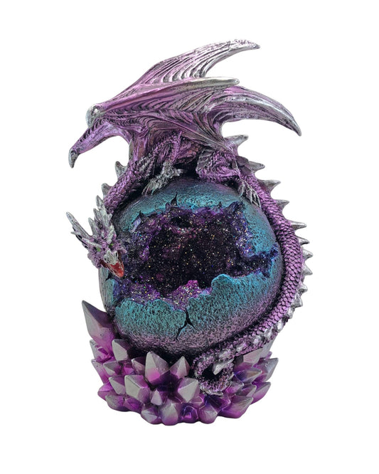 Dragon on LED crystal orb