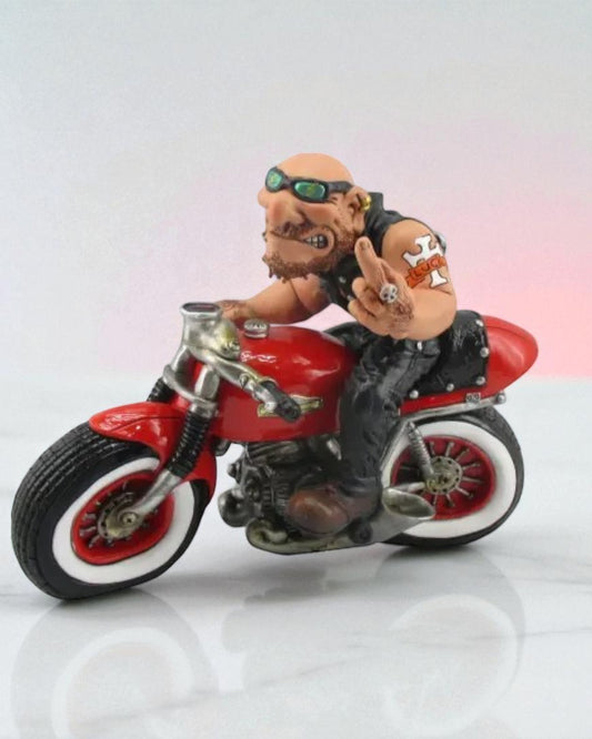 Motorbike With Rider Money Box
