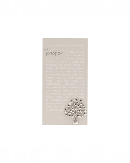 Moments Standing Plaque Teacher