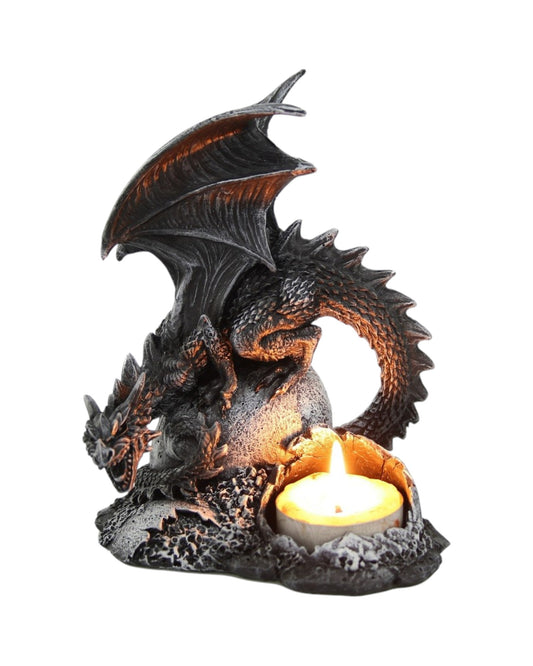 Dragon with Tealight