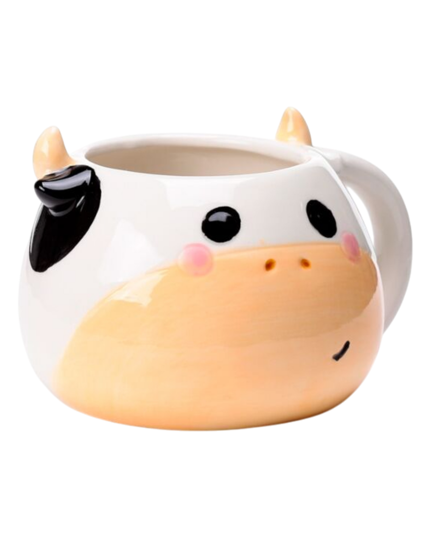 Cow Head Ceramic Shaped Mug