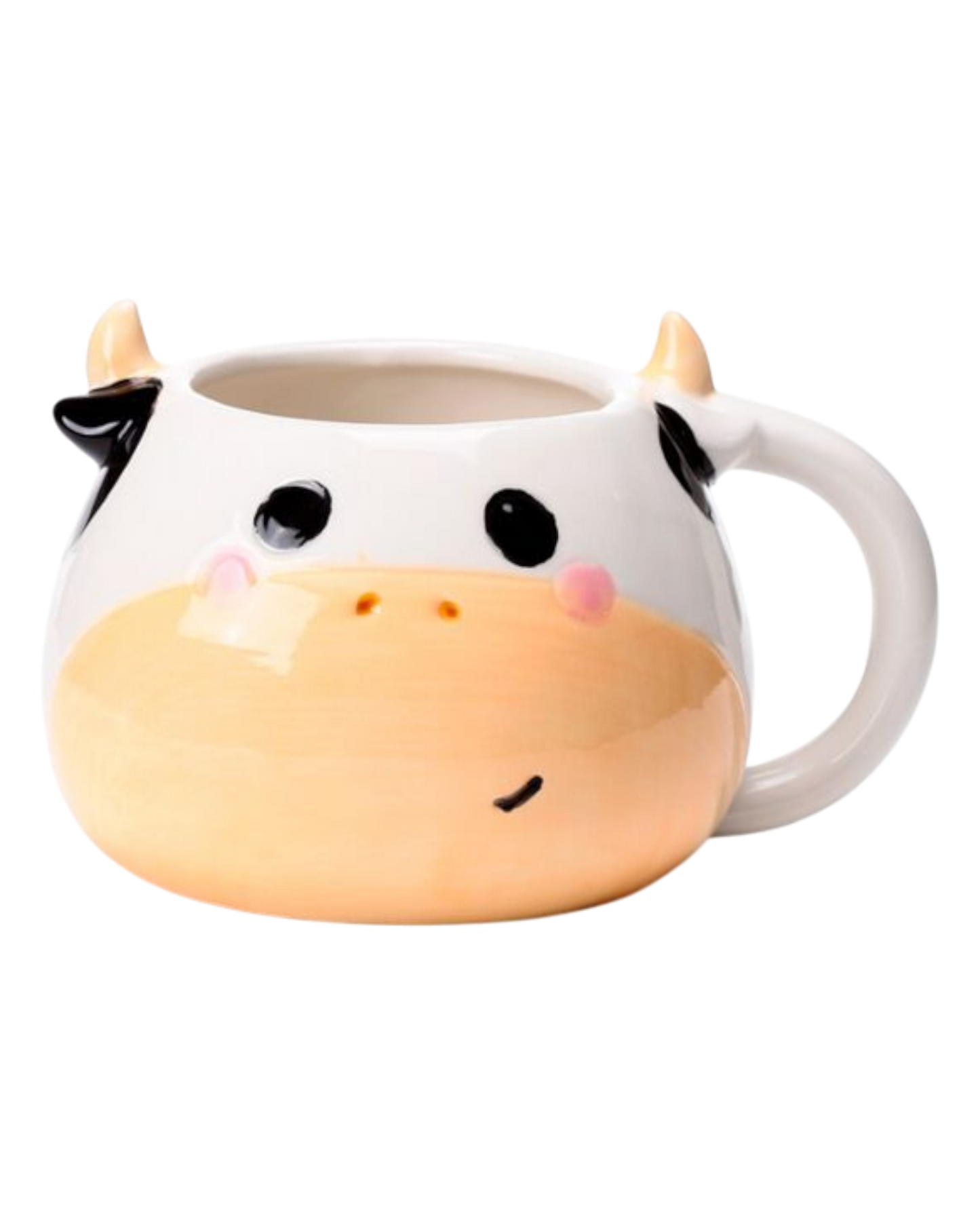 Cow Head Ceramic Shaped Mug