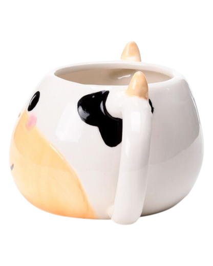 Cow Head Ceramic Shaped Mug