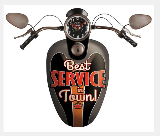 Metal Wall Art Best Service in Town Motorbike