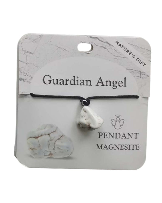 Magnesite- Guardian Angel Pendant