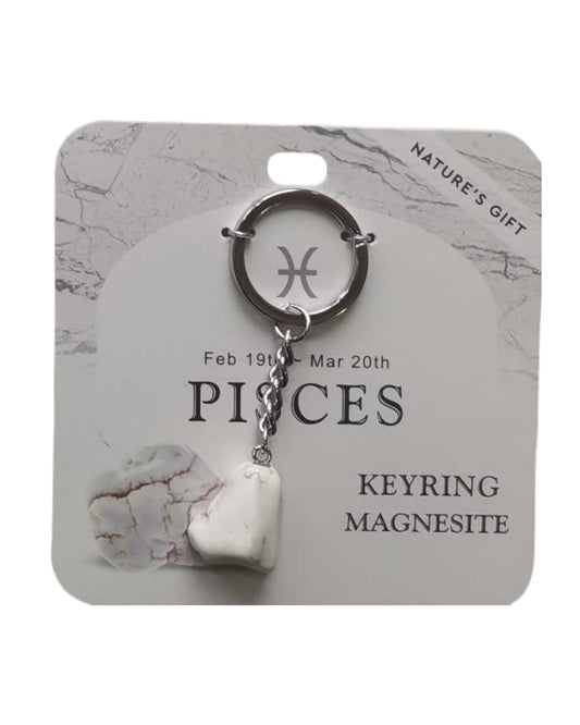 Magnesite- Pisces Keyring