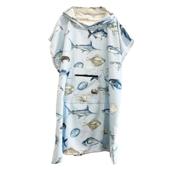 Towel Hoodie - NZ Fishing Club - Adults