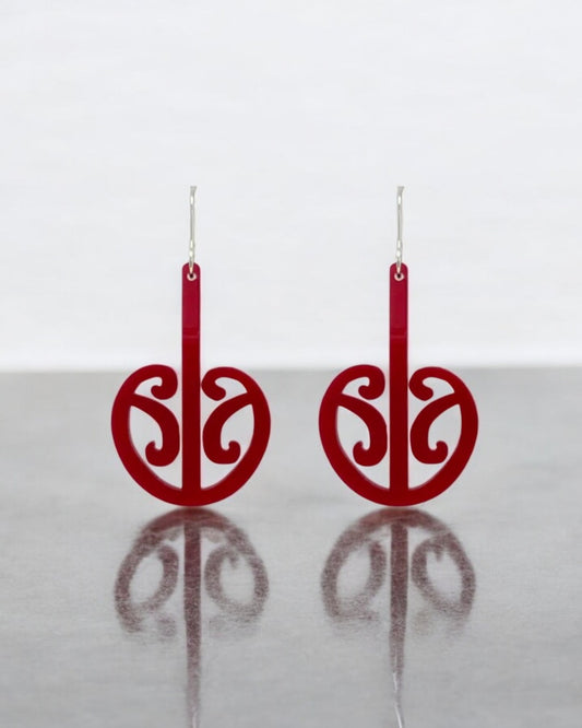 Tikitibu Earrings - Mangopare